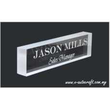 Name Tag Desktop Acrylic Name Plate